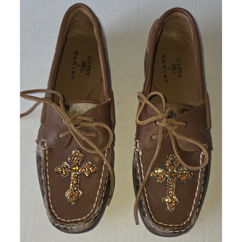 Ariat Gypsy Soule Studded Women's Leather Brown - Size 8B